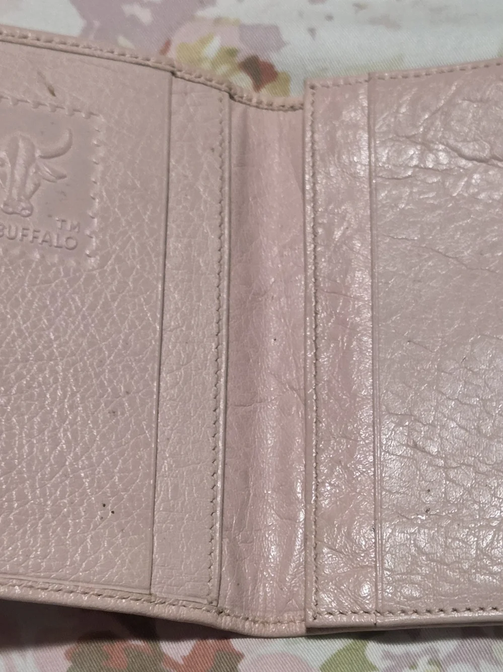 Vintage Pink Leather CARLOS FALCHI CREDIT CARD WALLET.